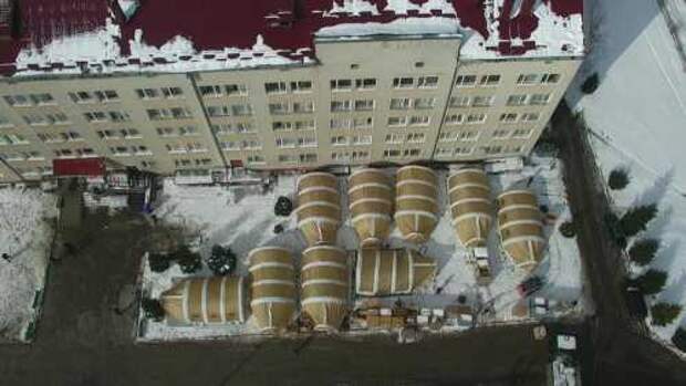 Третья волна коронавируса – Украина опять не готова Мобильный госпиталь на Прикарпатье