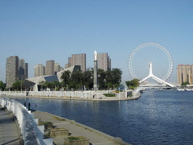 Удовольствие 2 в 1: Tianjin Eye Bridge - красивейший мост со 120-метровым колесом обозрения