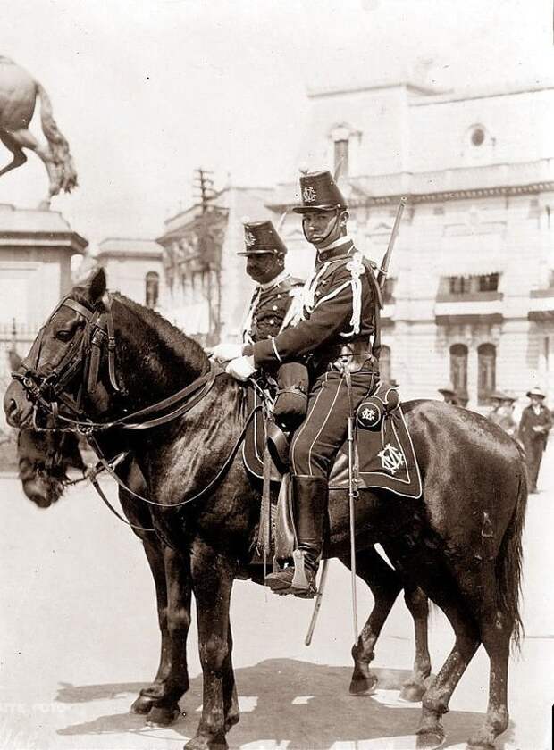 Мексиканский полицейский. Мехико,1913 год. военное, жандармы, исторические фото, милиция, полиция, факты