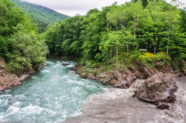 Невероятно красивейшие фото слияния  Российских рек россия, слияние рек, фото