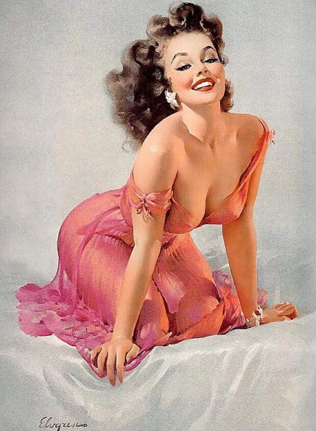 художник Джил Элвгрен (Gil Elvgren) пин ап картины – 10