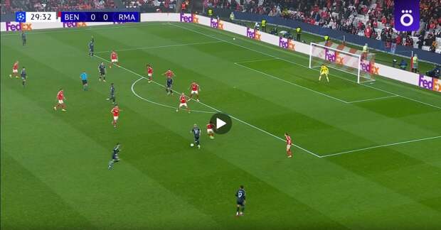 «Бенфика» — «Реал» — 4:2. Видеообзор сумасшедшего матча со спасительным голом вратаря на 98-й минуте