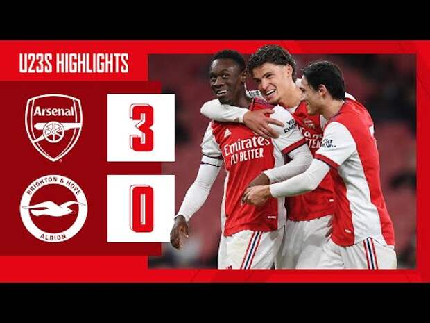 HIGHLIGHTS | Arsenal vs Brighton (3-0) | U23 | Balogun (2), Salah-Eddine
