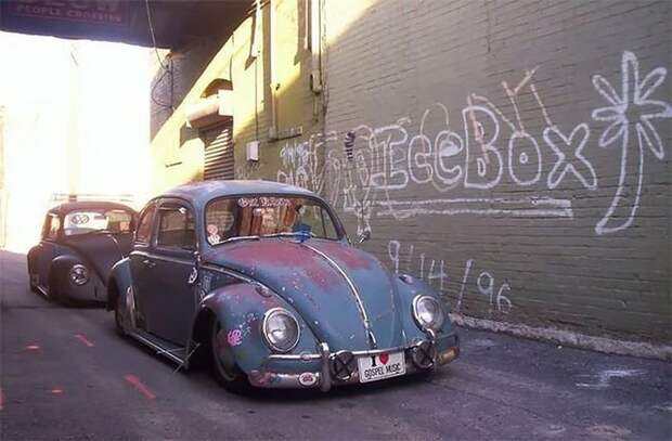 Модная ржавчина: Volkswagen Beetle Rat Look beetle, rat-look, volkswagen, vw beetle, авто, автомобили, ржавчина, тюнинг