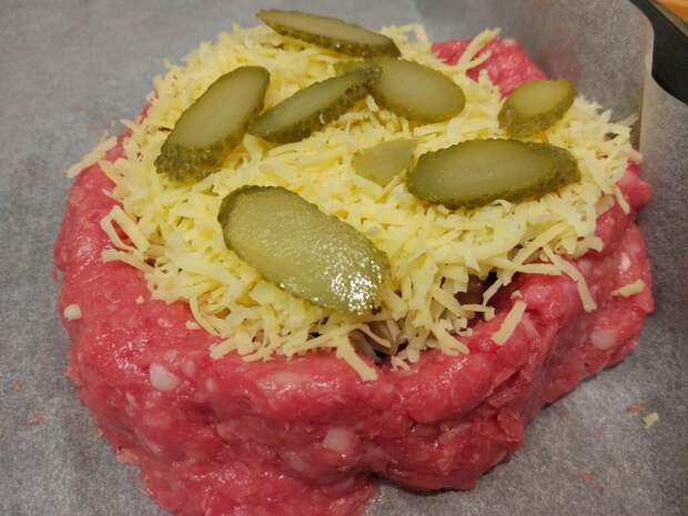 Телячьи корзиночки с грибами и сыром (Loaded Burger Bowl) Еда, Рецепт, Фоторецепт, Кухня, Рецепты тралекс, Рецепт вкуса, Длиннопост