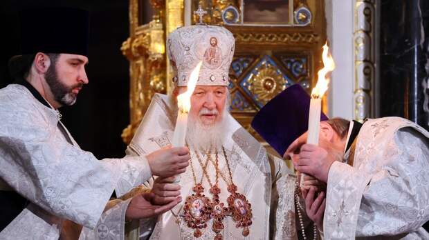 Патриарх Кирилл поздравил православных христиан с Пасхой