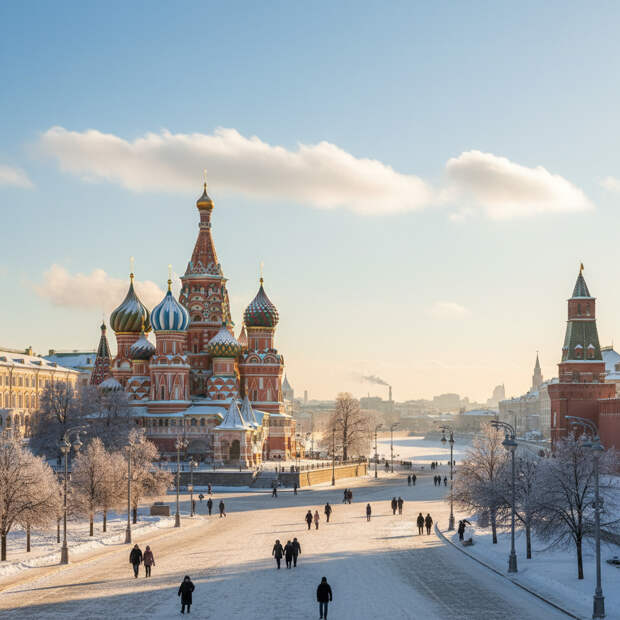 Три солнца появятся в небе над Москвой из-за аномальных морозов
