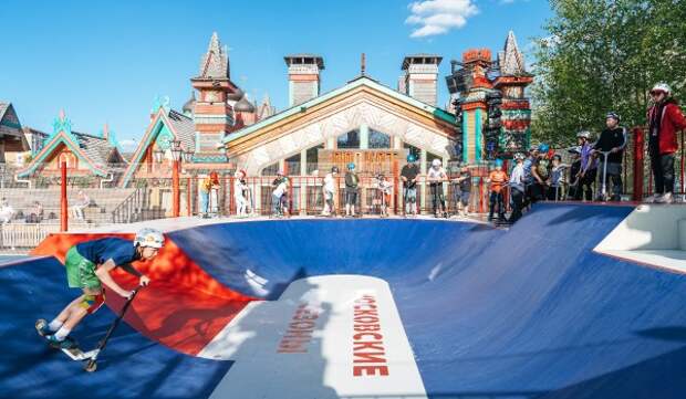 Скейт-парки и роллердром «Московских сезонов» посетили около 11,5 тыс. человек