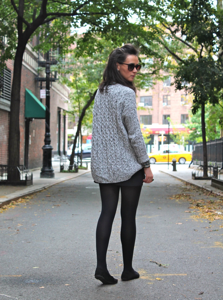 New York Style Grey Knit Sweater 27