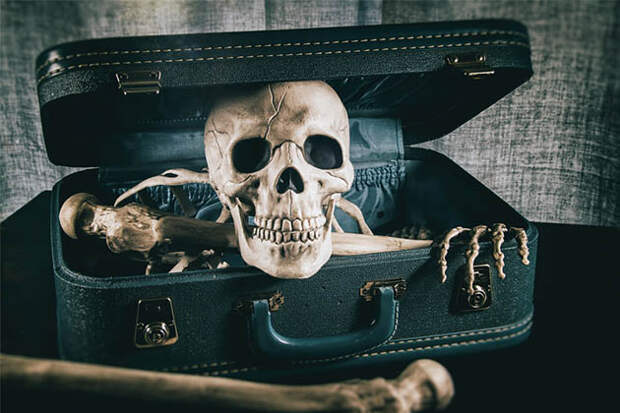 В аэропорту Мюнхена в багаже пассажирки нашли скелет ее покойного мужа