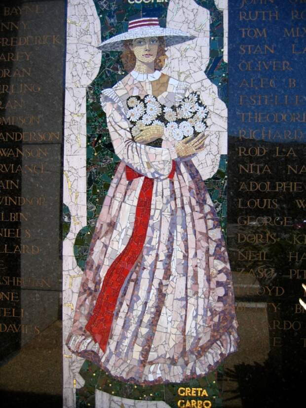 Грета Гарбо. Витраж / Greta Garbo. Stained-glass Грета Гарбо. Витраж / Greta Garbo. Stained-glass