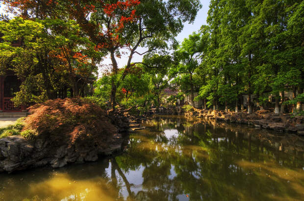 Парк Юйюань – сад Радости (Yuyuan Garden). Шанхай, Китай