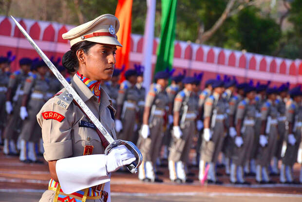 Женский полицейский батальон в Раджастане (Индия)