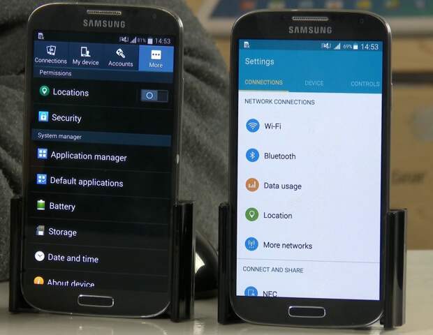 Какой из этих смартфонов — подделка? Правильно — никакой, это Galaxy S4 с разными прошивками