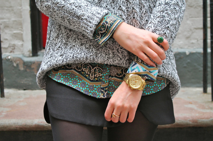 New York Style Grey Knit Sweater 15