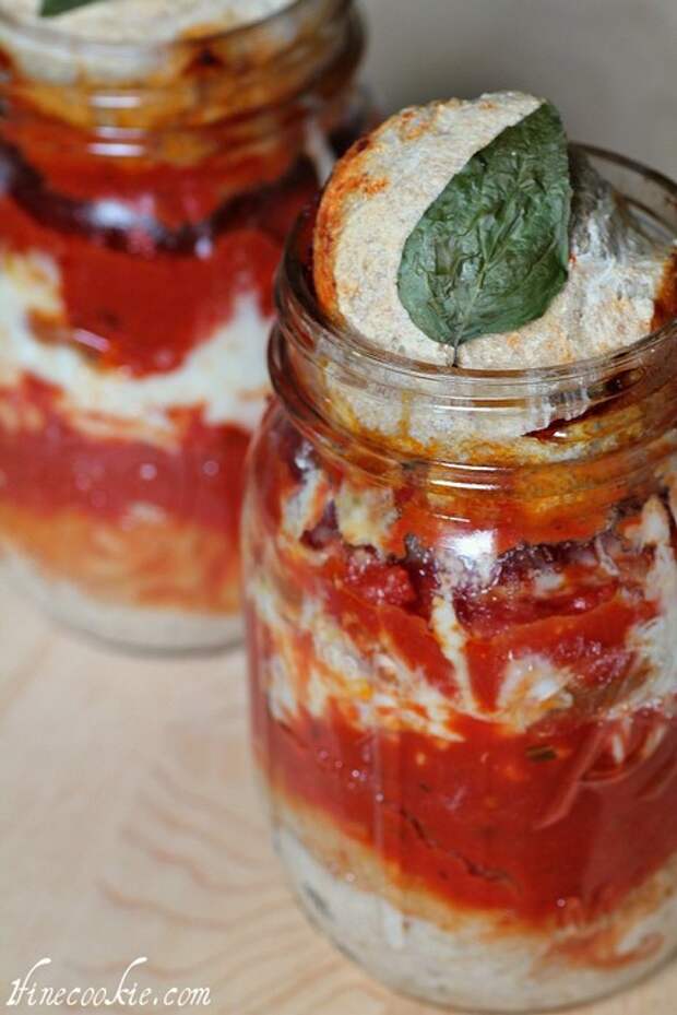 Оригинальная пицца из стеклянной банки