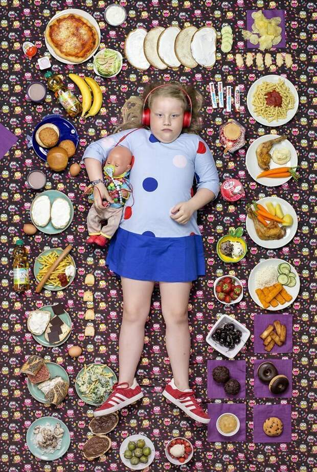Грета Меллер, 7 лет, Гамбург. Германия грегг сигал, дети, диета, меню, необычный проект, рацион, фотограф, фотопроект
