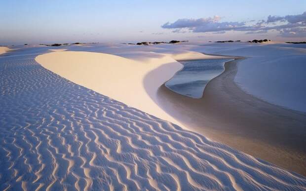 Красивые фото пустыни Ленсойс Мараньенсес в Бразилии