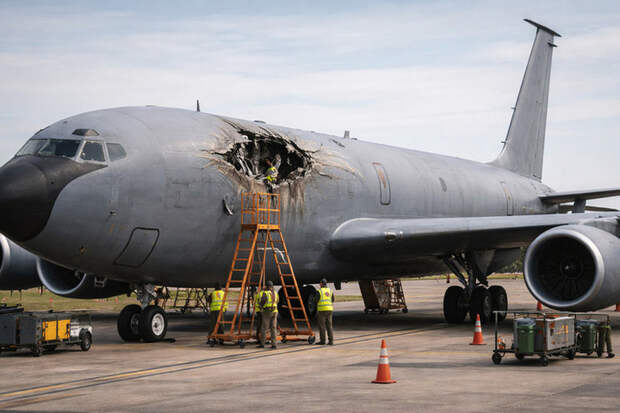Атаку скрывают: повреждения KC-135R раскрыли детали иранского удара