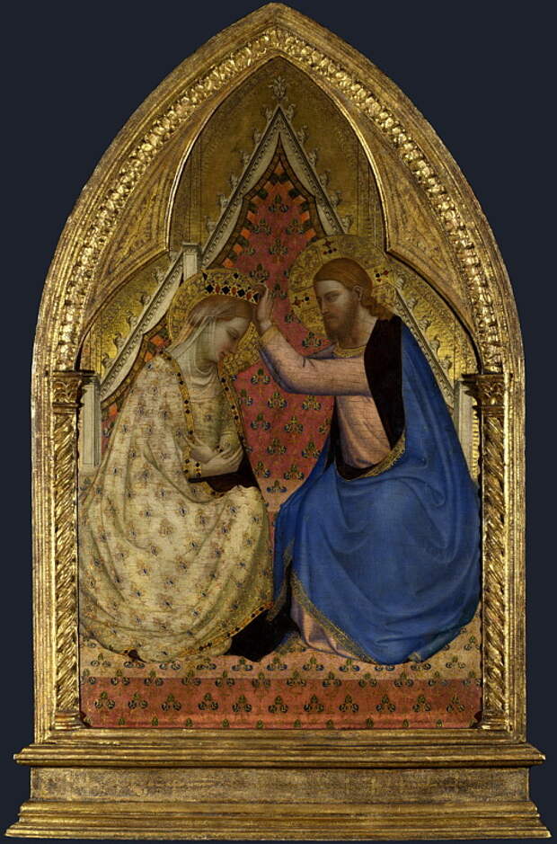 Бернардо Дадди - Коронование Девы Марии. Национальная галерея, Часть 1