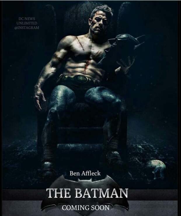 Постер одного из последних фильмов о Бэтмене. / Фото: pinterest.com