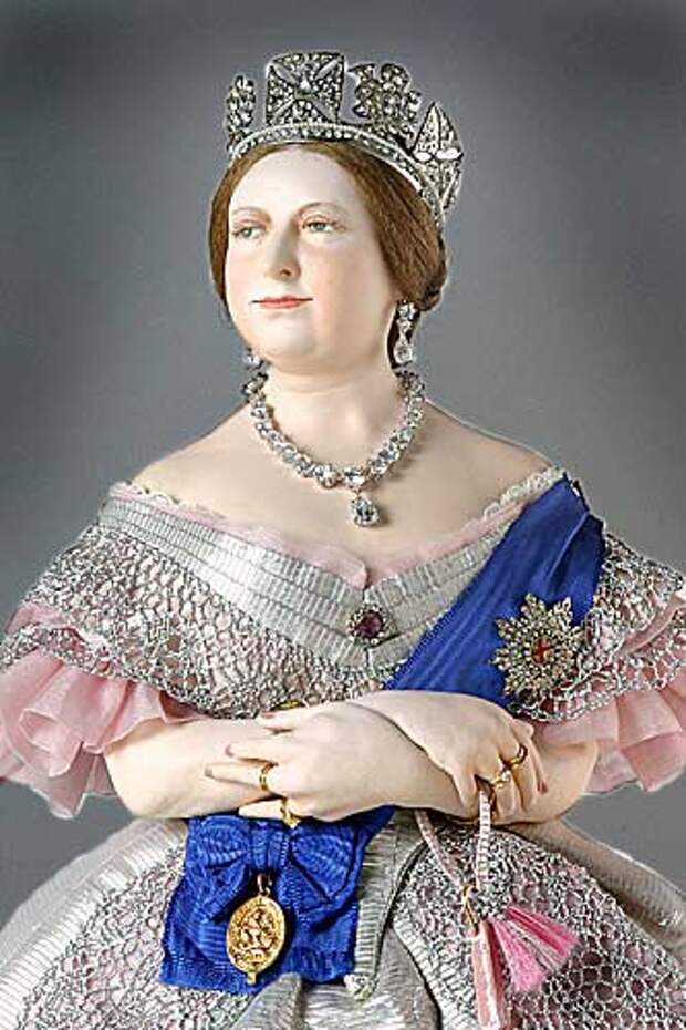 Портрет королевы Виктории 1860 ака.  Королева Соединенного Королевства из исторических деятелей Англии