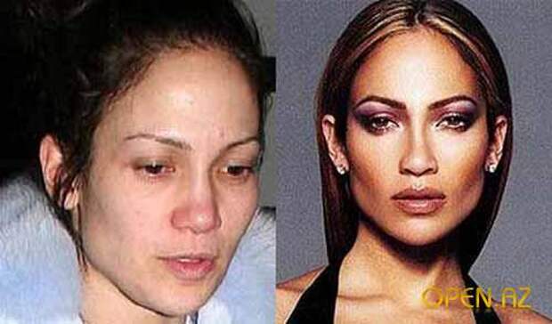 Голливудские звезды до и после макияжа!
