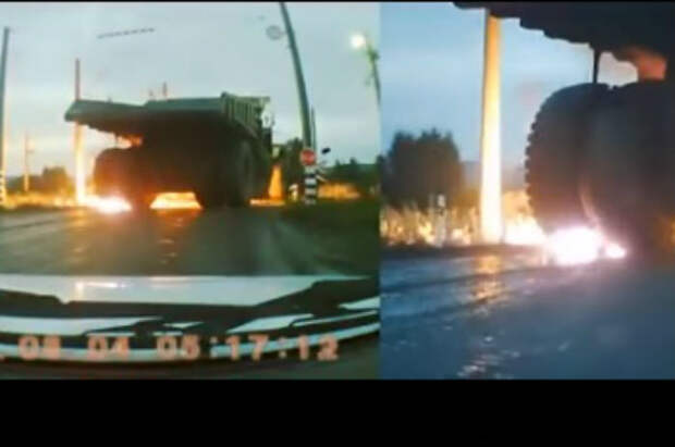 Картинки по запросу В Кузбассе у БелАЗа взорвалось колесо