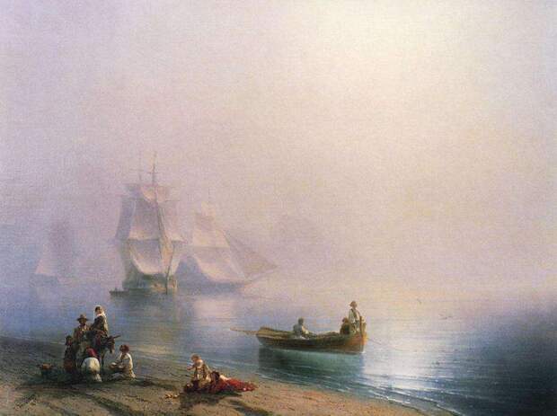 Утро в Неаполитанском заливе. 1873 - Айвазовский Иван Константинович