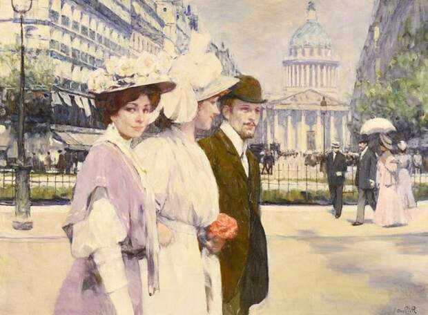 Променад по Парижу... Виктор Герье, французский художник (1893-1968)