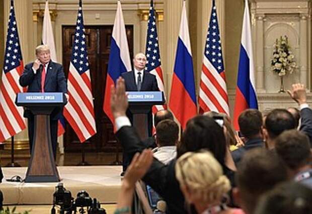 Пресс-конференция по итогам переговоров президентов России и США