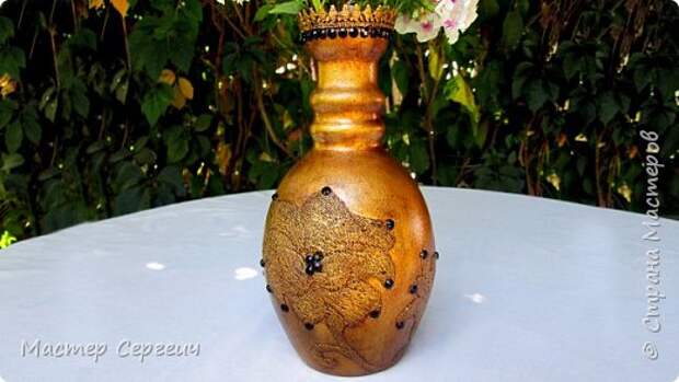 Винтажная ваза из старого графина