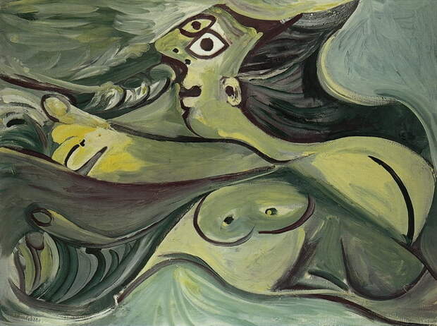 Пабло Пикассо. Купальщица. 1971 год