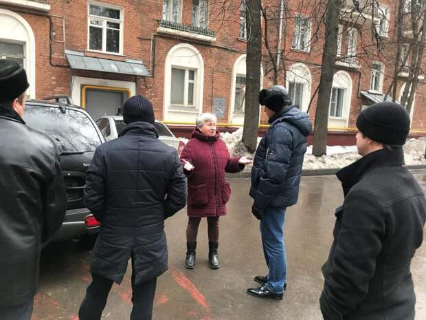 Обход / фото предоставлено управой района