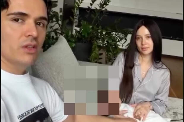 Муж Лерчек показал блогера после химиотерапии в парике и с ребенком