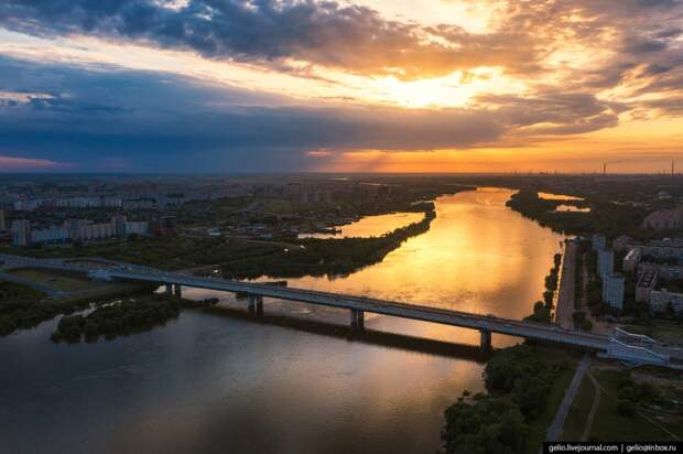 Фото Омска с высоты