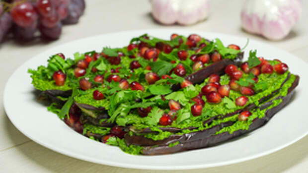 Фото к рецепту: Баклажаны по-грузински Фото к рецепту: Баклажаны по-грузински