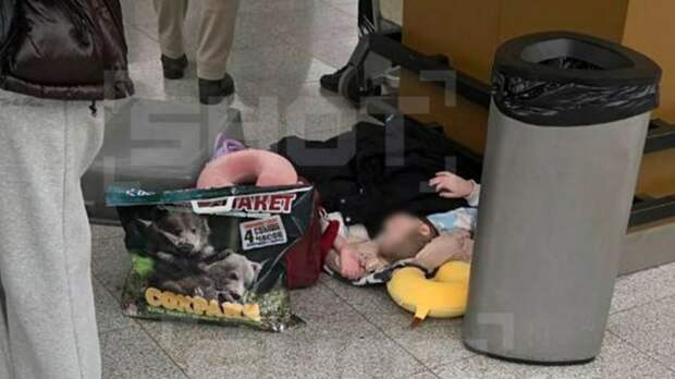 Коллапс в Шереметьево: пассажиры часами ждут свой багаж и спят на полу