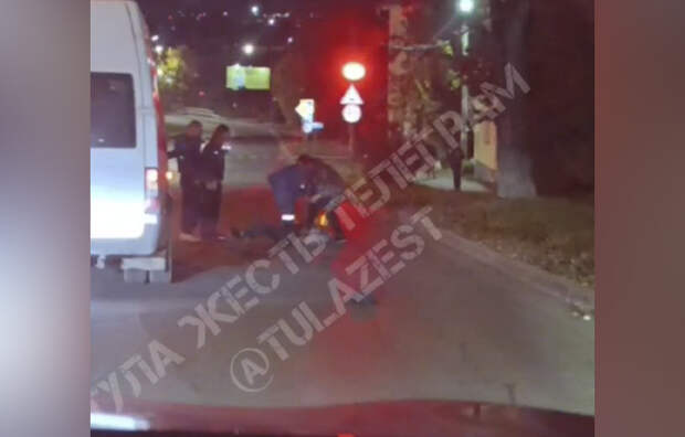 ДТП с пешеходом произошло на улице Болдина в Туле