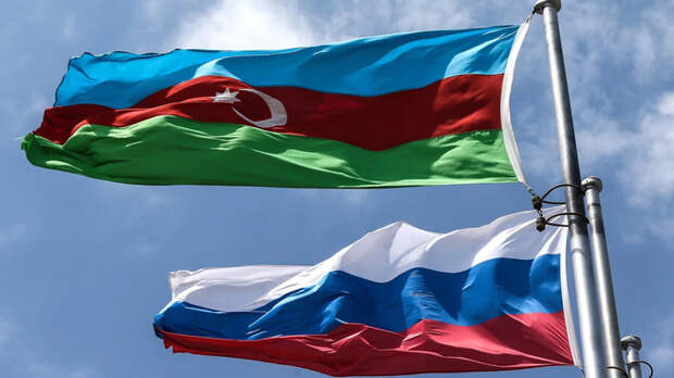 Флаги Азербайджана и России / Фото: Валерий Шарифулин / ТАСС