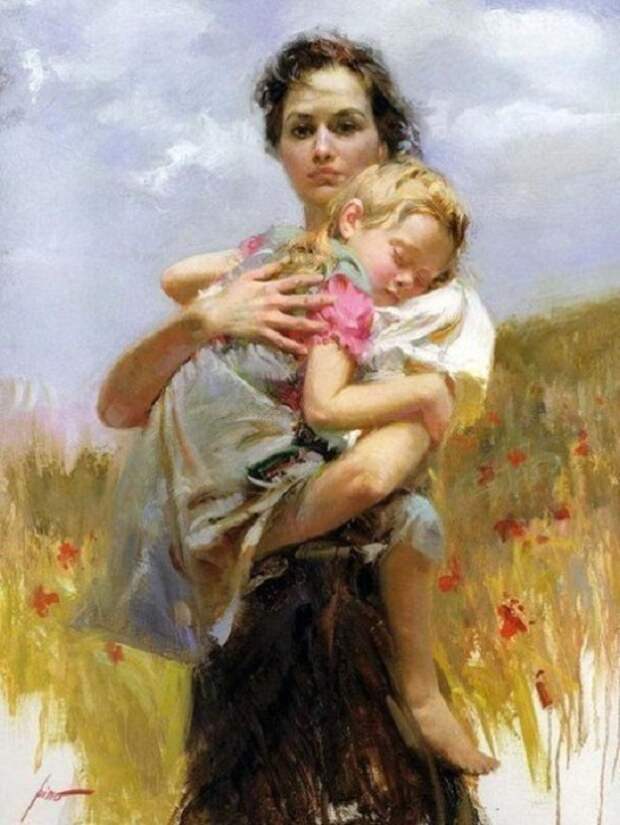 Романтическая живопись от Pino Daeni. Романтическая живопись от Pino Daeni.