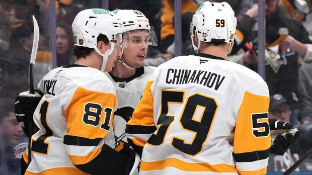 Чинахов забил за «Питтсбург» в третьем матче подряд и установил личный рекорд