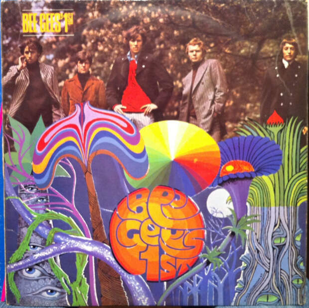 Обложка альбома группы Bee Gees, нарисованная Форманом в 1966 году