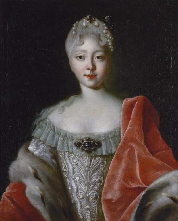 Л. Каравак. «Портрет Елизаветы Петровны». 1720-е годы.