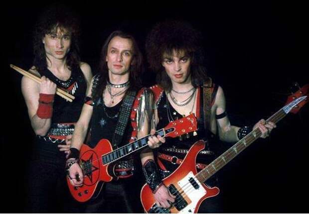 Рок-группа Круиз. Середина 80-х годов. Фото из открытых источников Интернета.