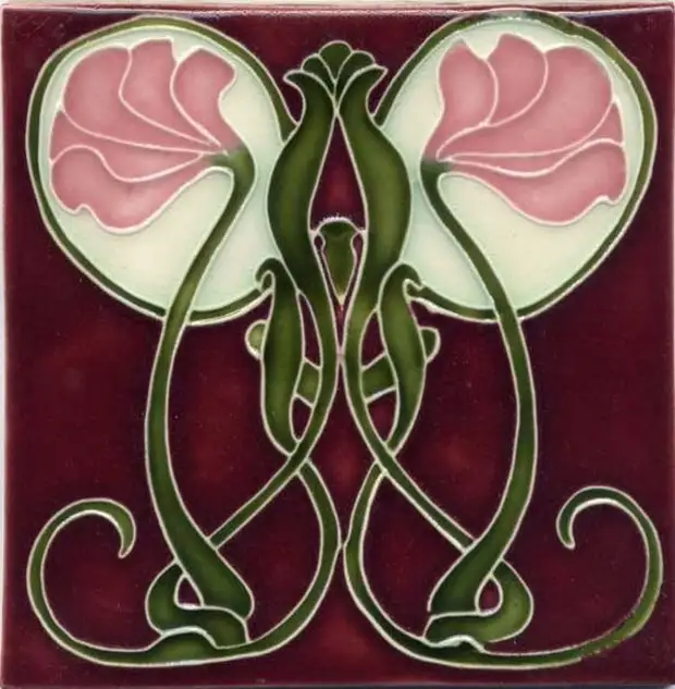 Керамическая плитка в стиле Art Nouveau