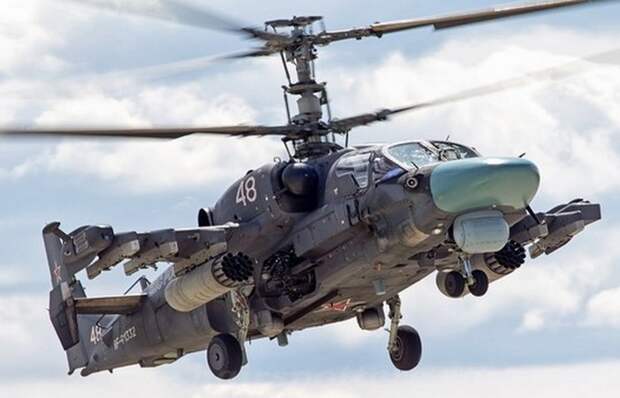 Вертолет Ка-52 «Аллигатор».