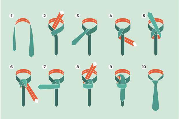 Как завязать галстук 