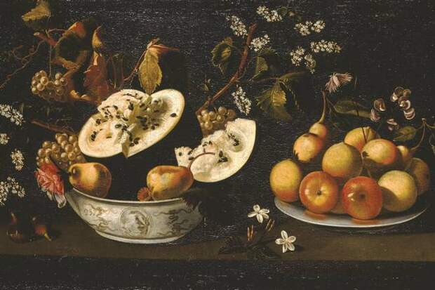в Европе в 17 веке, фрукты выглядели совсем иначе, чем сегодня