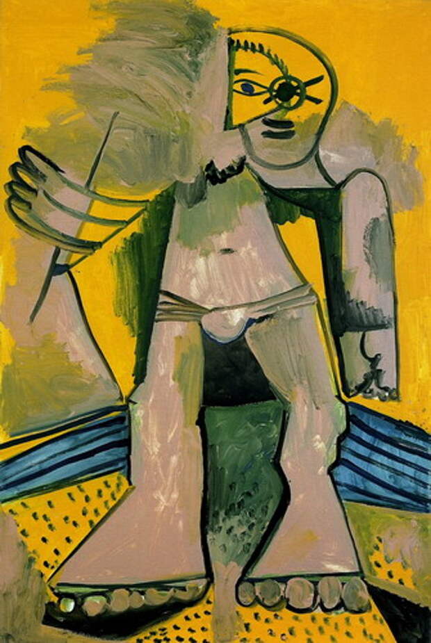 Пабло Пикассо. Стоящая купальщица. 1971 год